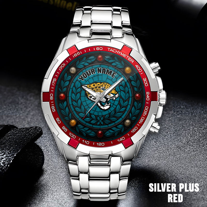 NFL Men Luxury Hand Watch All Colors Custom Any Name Gift For Fans