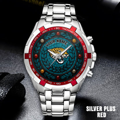 NFL Men Luxury Hand Watch All Colors Custom Any Name Gift For Fans