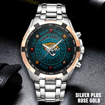 NFL Men Luxury Hand Watch All Colors Custom Any Name Gift For Fans