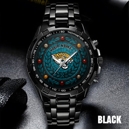 NFL Men Luxury Hand Watch All Colors Custom Any Name Gift For Fans