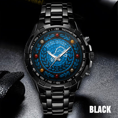 NFL Men Luxury Hand Watch All Colors Custom Any Name Gift For Fans