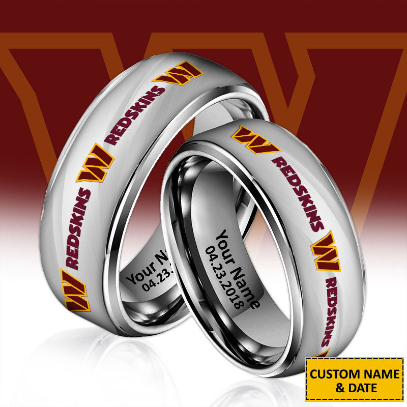 NFL New Style Ring All Team Personalized Name And Date Gift For Fans