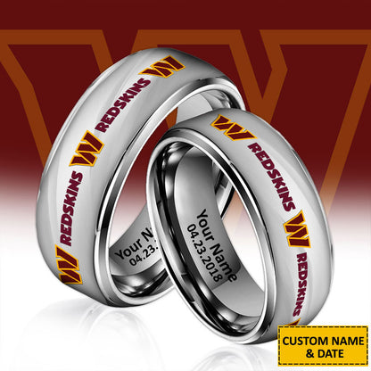 NFL New Style Ring All Team Personalized Name And Date Gift For Fans