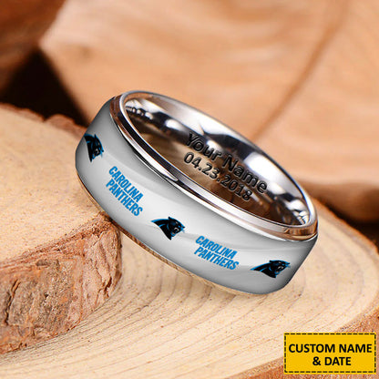 NFL New Style Ring All Team Personalized Name And Date Gift For Fans