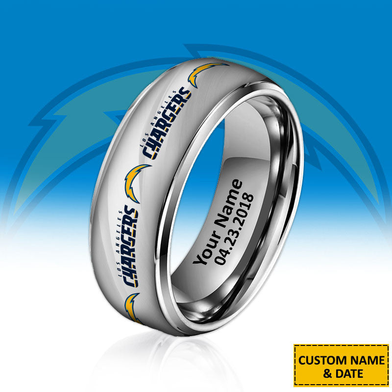 NFL New Style Ring All Team Personalized Name And Date Gift For Fans