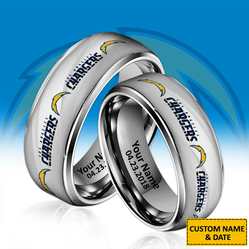 NFL New Style Ring All Team Personalized Name And Date Gift For Fans