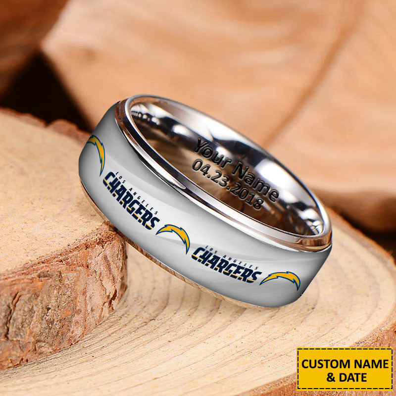 NFL New Style Ring All Team Personalized Name And Date Gift For Fans