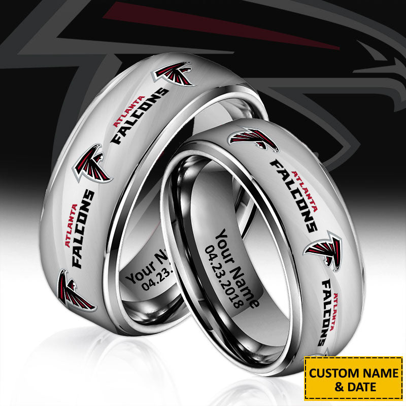 NFL New Style Ring All Team Personalized Name And Date Gift For Fans