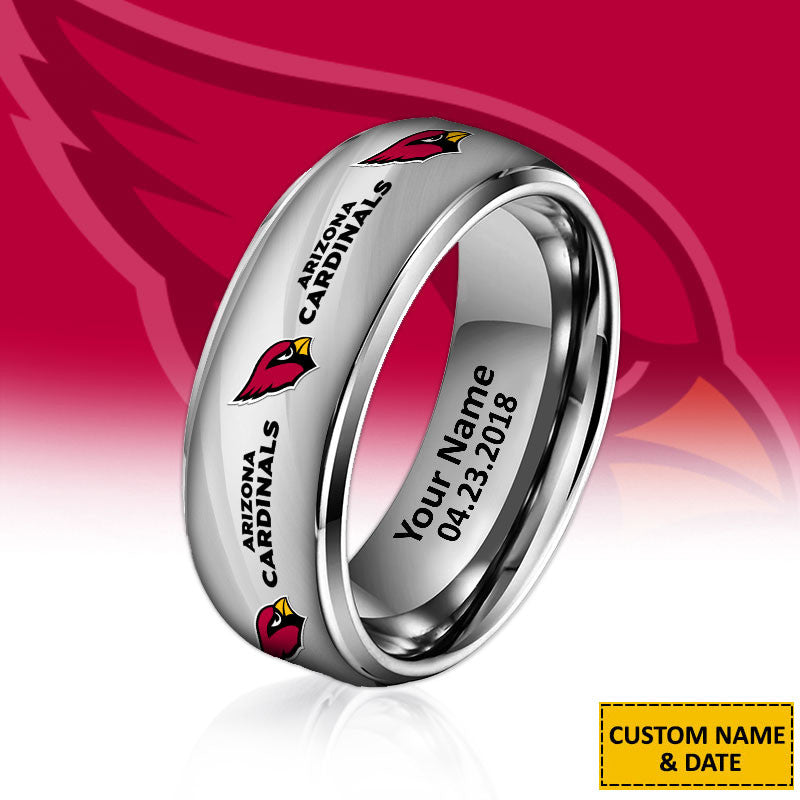 NFL New Style Ring All Team Personalized Name And Date Gift For Fans