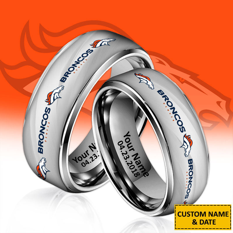 NFL New Style Ring All Team Personalized Name And Date Gift For Fans