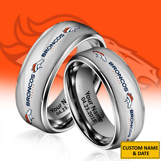 NFL New Style Ring All Team Personalized Name And Date Gift For Fans