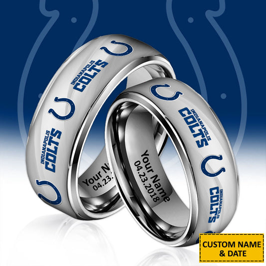 NFL New Style Ring All Team Personalized Name And Date Gift For Fans