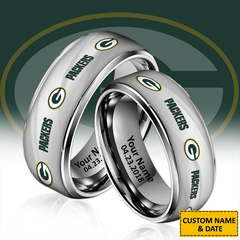 NFL New Style Ring All Team Personalized Name And Date Gift For Fans