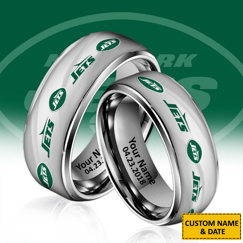 NFL New Style Ring All Team Personalized Name And Date Gift For Fans