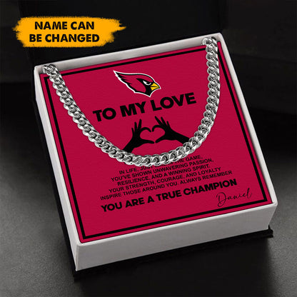 NFL Men Necklace Full Luxury Box Gifts Custom Any Name Gift For Fans