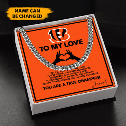 NFL Men Necklace Full Luxury Box Gifts Custom Any Name Gift For Fans
