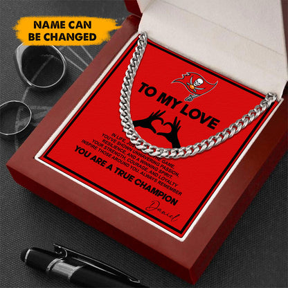 NFL Men Necklace Full Luxury Box Gifts Custom Any Name Gift For Fans