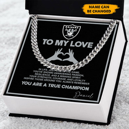 NFL Men Necklace Full Luxury Box Gifts Custom Any Name Gift For Fans