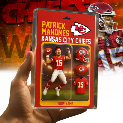 KC Chiefs P.Mahomes Acrylic Block Plaque Gift Custom Any Name Gift For Fans