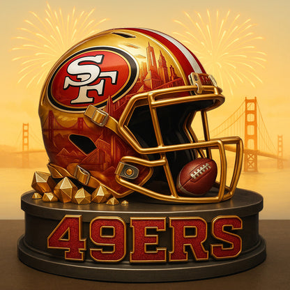 SF 49ers Acrylic Block Personalized Any Name Special Gift For Fans