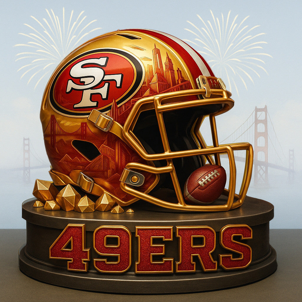 SF 49ers Acrylic Block Personalized Any Name Special Gift For Fans