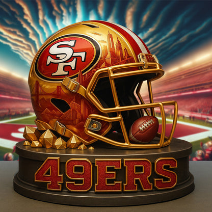 SF 49ers Acrylic Block Personalized Any Name Special Gift For Fans