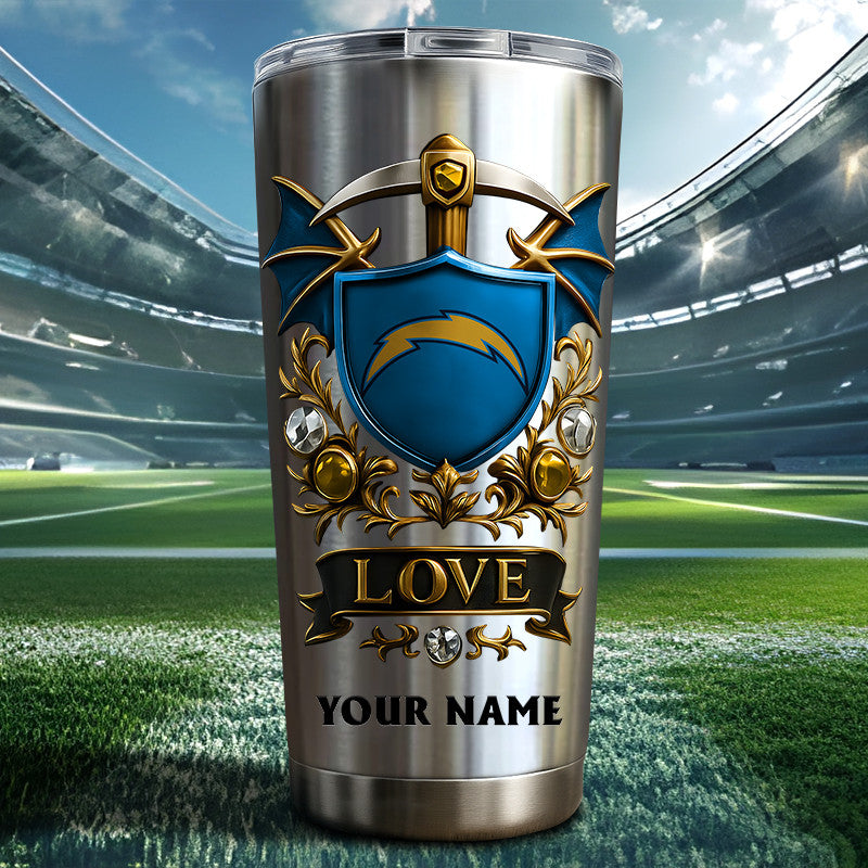 NFL Stainless Steel Tumbler New Style Personalized Any Name Special Gift For Fans