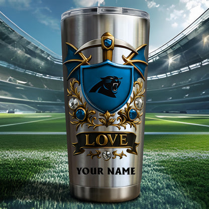 NFL Stainless Steel Tumbler New Style Personalized Any Name Special Gift For Fans