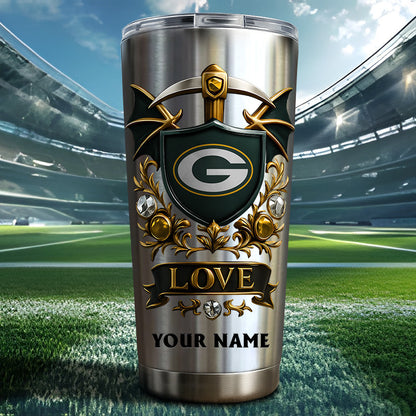 NFL Stainless Steel Tumbler New Style Personalized Any Name Special Gift For Fans