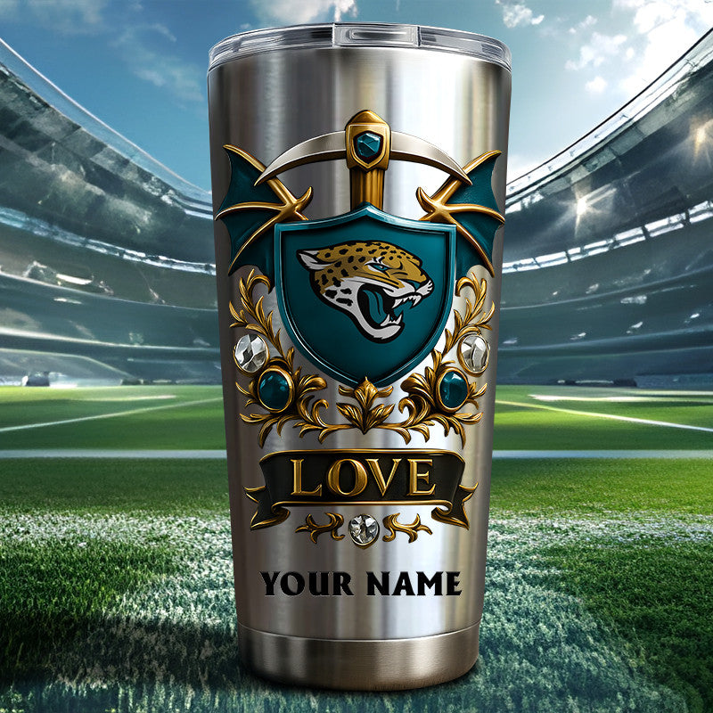 NFL Stainless Steel Tumbler New Style Personalized Any Name Special Gift For Fans