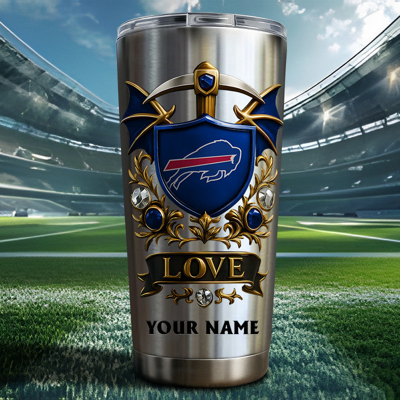 NFL Stainless Steel Tumbler New Style Personalized Any Name Special Gift For Fans