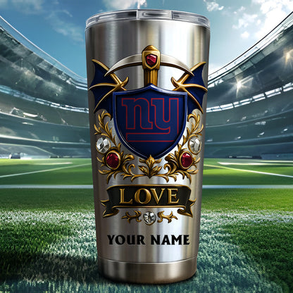 NFL Stainless Steel Tumbler New Style Personalized Any Name Special Gift For Fans