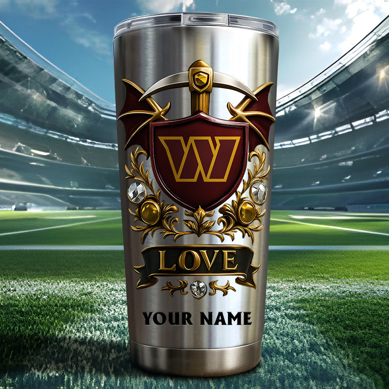 NFL Stainless Steel Tumbler New Style Personalized Any Name Special Gift For Fans