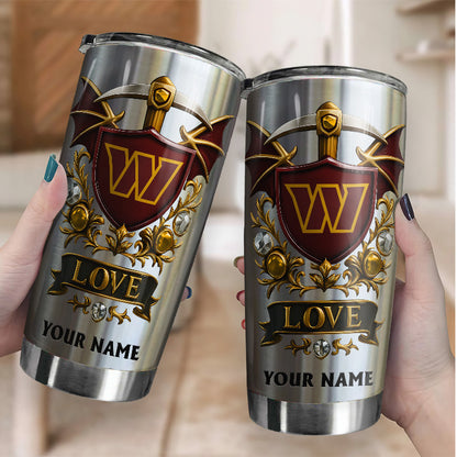 NFL Stainless Steel Tumbler New Style Personalized Any Name Special Gift For Fans