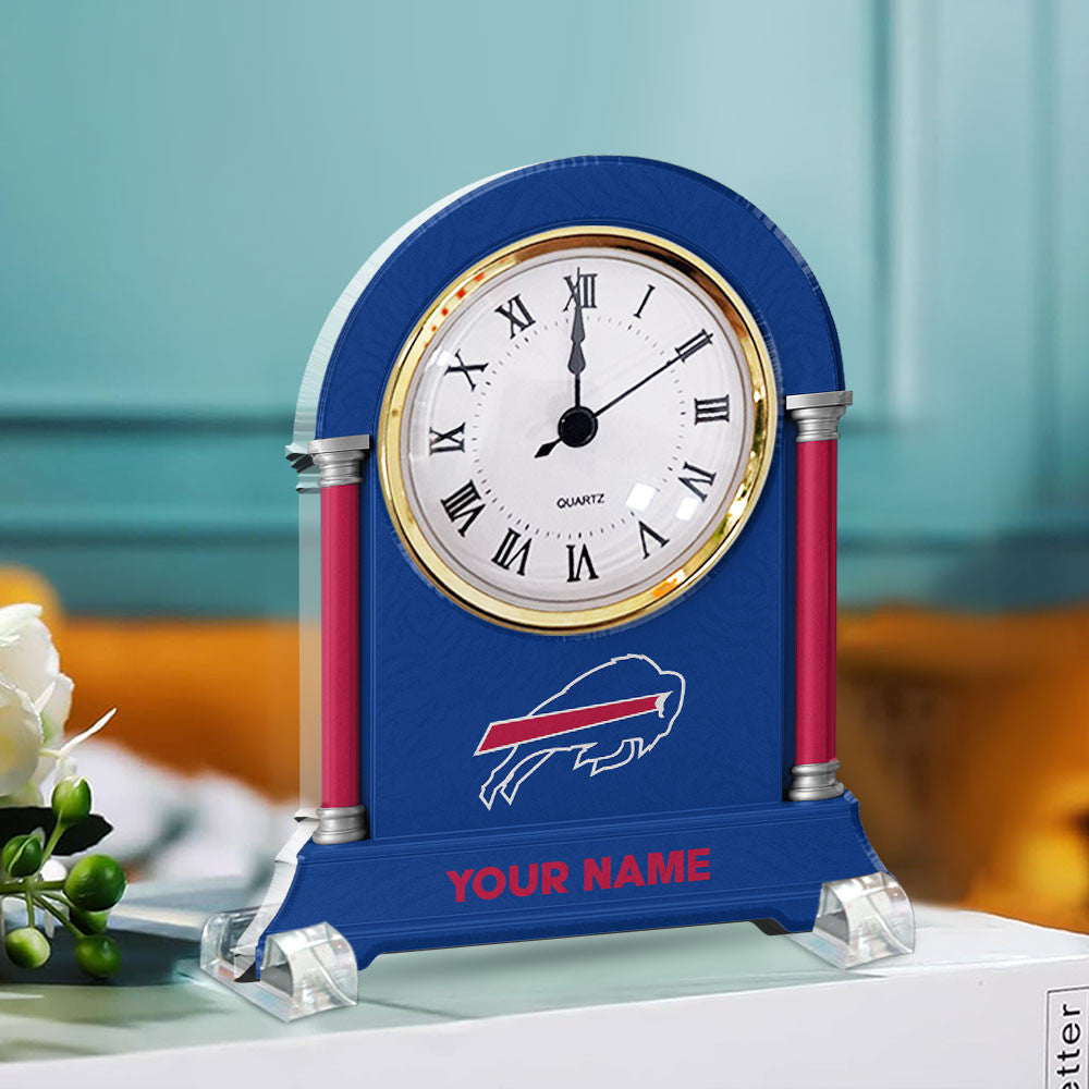 NFL All Team New Acrylic Clock Plaque For Home Custom Any Name 04