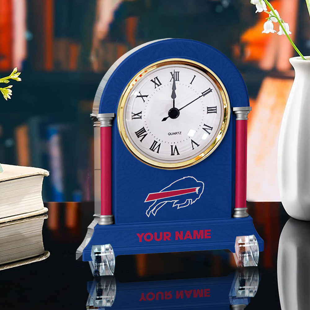 NFL All Team New Acrylic Clock Plaque For Home Custom Any Name 04