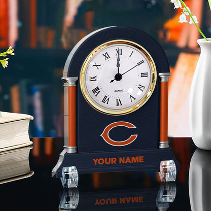 NFL All Team New Acrylic Clock Plaque For Home Custom Any Name 02