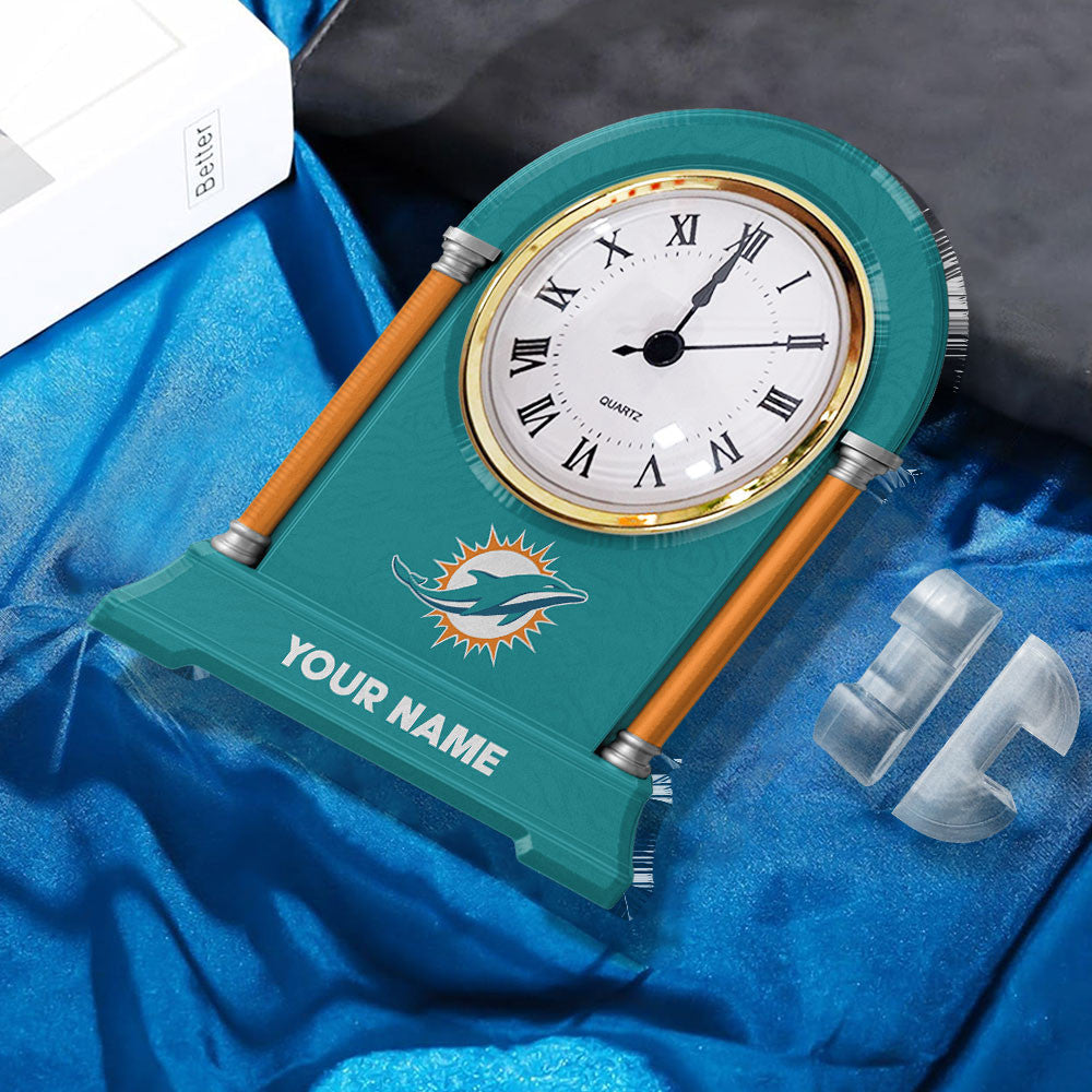 NFL All Team New Acrylic Clock Plaque For Home Custom Any Name 10