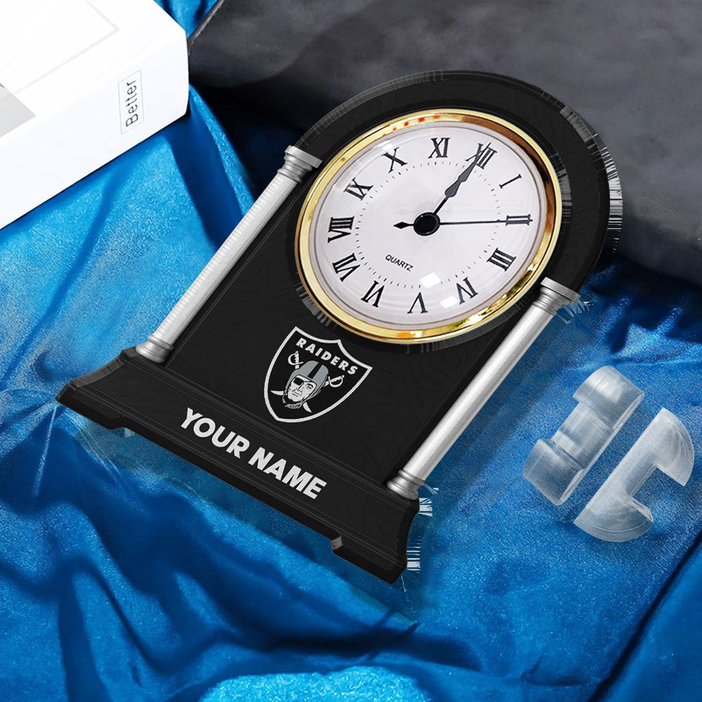 NFL All Team New Acrylic Clock Plaque For Home Custom Any Name 17