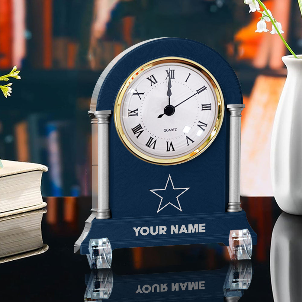 NFL All Team New Acrylic Clock Plaque For Home Custom Any Name 09