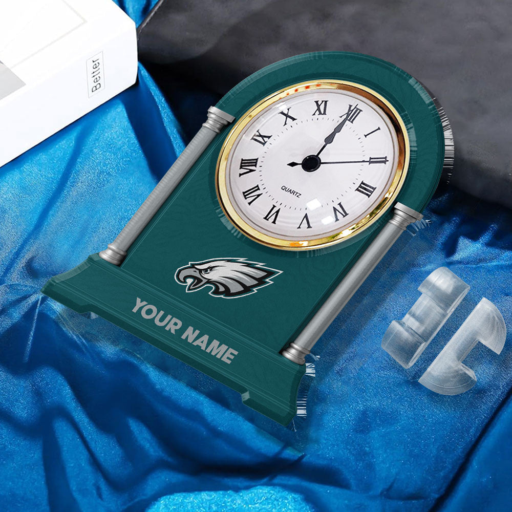 NFL All Team New Acrylic Clock Plaque For Home Custom Any Name 11