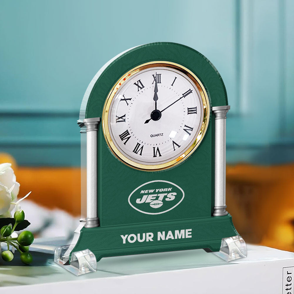 NFL All Team New Acrylic Clock Plaque For Home Custom Any Name 14