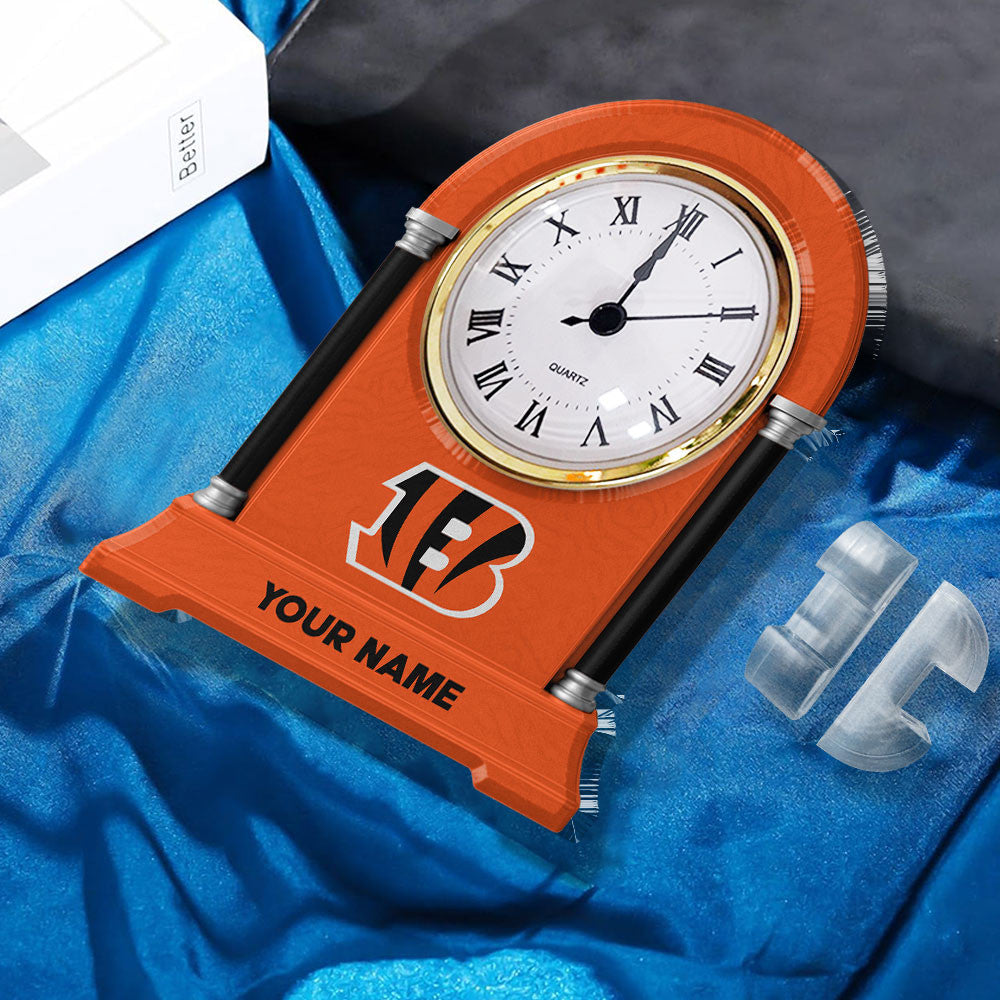NFL All Team New Acrylic Clock Plaque For Home Custom Any Name 03