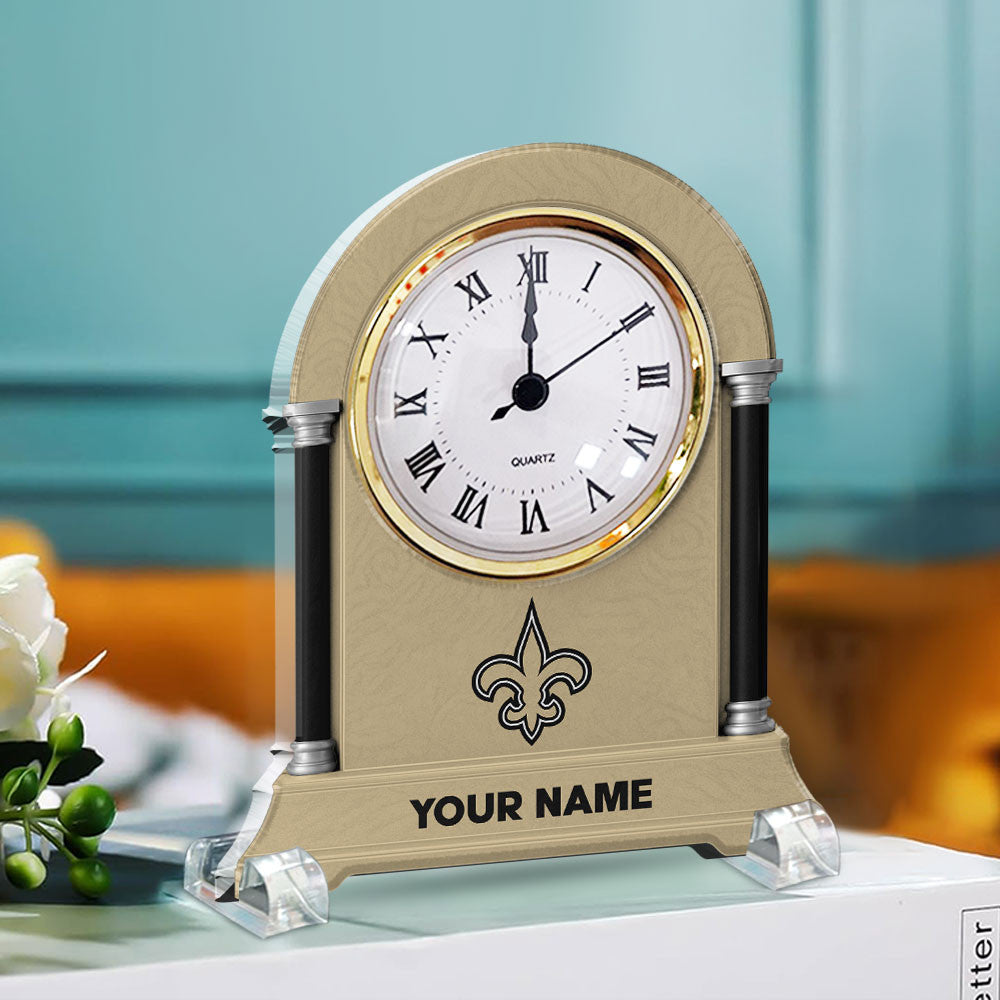 NFL All Team New Acrylic Clock Plaque For Home Custom Any Name 20