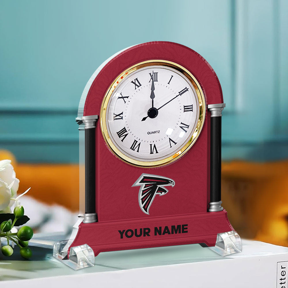 NFL All Team New Acrylic Clock Plaque For Home Custom Any Name 12