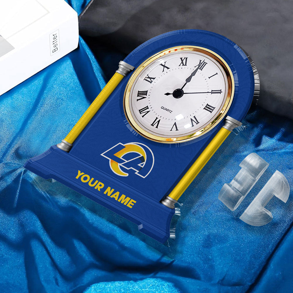 NFL All Team New Acrylic Clock Plaque For Home Custom Any Name 18
