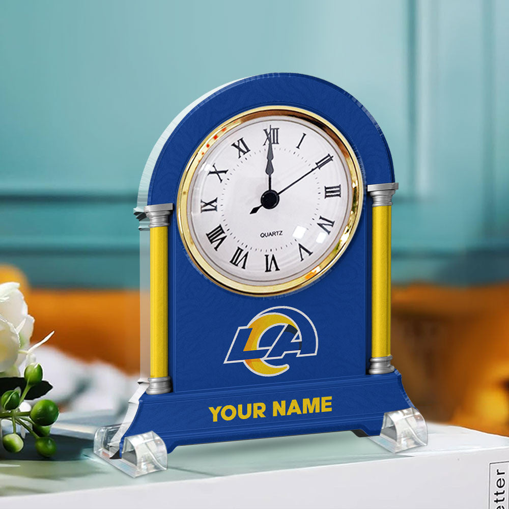 NFL All Team New Acrylic Clock Plaque For Home Custom Any Name 18