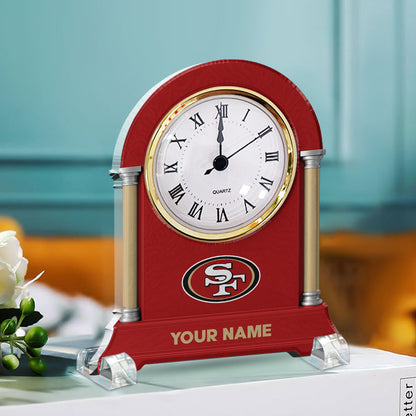 NFL All Team New Acrylic Clock Plaque For Home Custom Any Name 01