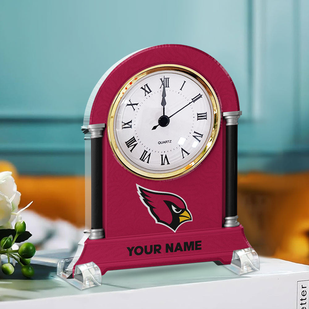 NFL All Team New Acrylic Clock Plaque For Home Custom Any Name 06