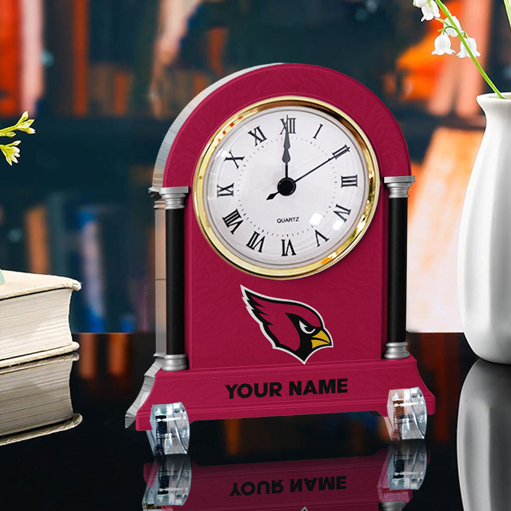 NFL All Team New Acrylic Clock Plaque For Home Custom Any Name 06